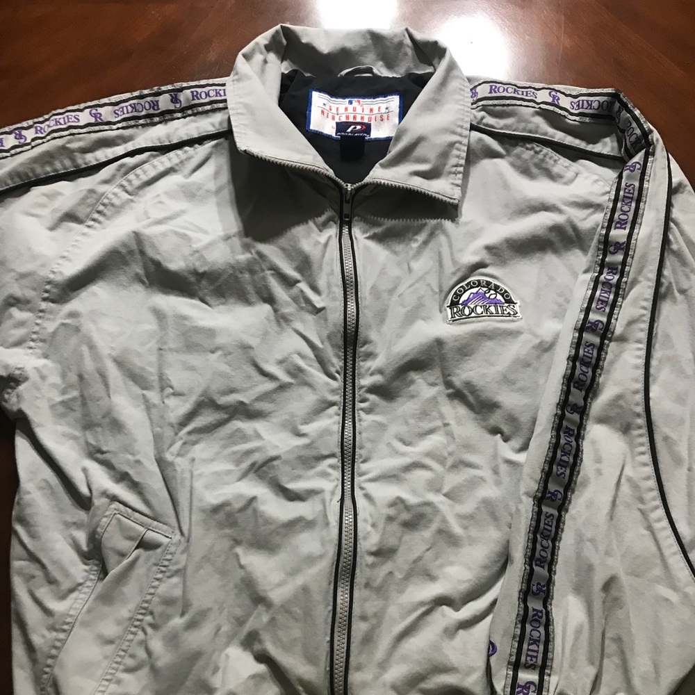 Vintage Pro Player Colorado Rockies Jacket Size L